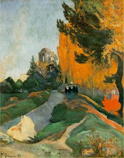 Alyschamps,Arles, Paul Gauguin , 1888, oil on canvas, (Image courtesy of Musée d'Orsay)