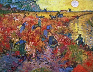The Red Vineyard at Arles, Vincent Van Gogh, 1888, oil, on canvas (Image courtesy of the Puskin Museum of Fine Arts, Moscow)
