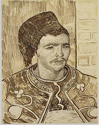 The Zouave , June 1888, pen and ink