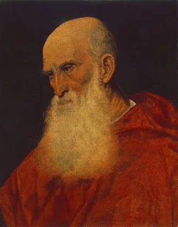 Portrait of an Old Man (Pietro Cardinal Bembo), Titian, 1546 , Image courtesy of Museum of Fine Arts (Budapest)