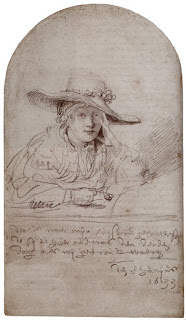 Rembrandt - His fiancee, Saskia, 1733