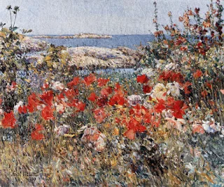 Celia Thaxter's Garden, Childe Hassam, 1890, oil on canvas, (Image courtesy of the Metropolitan Museum, New York)