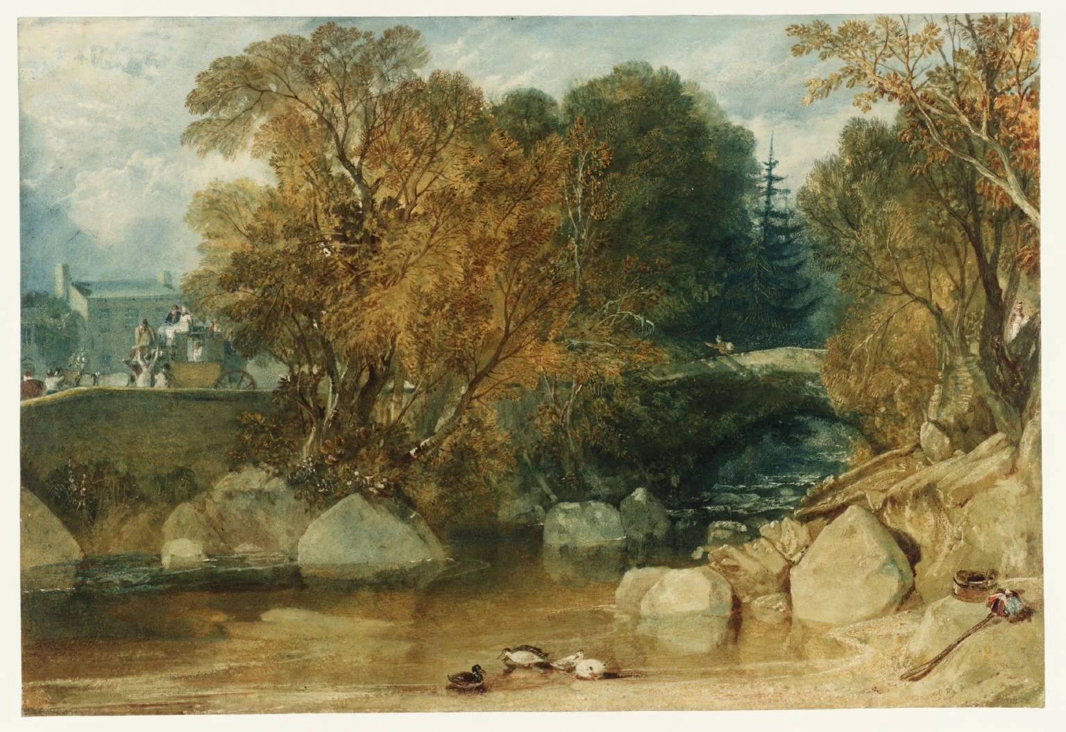  Ivy Bridge, Devonshire , c.1813-1814, J.M.W. Turner (Image courtesy of the Tate.org.uk)