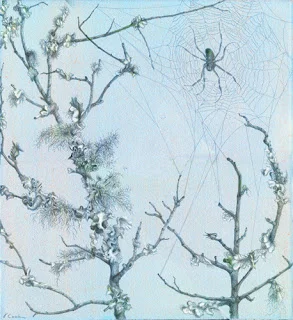 Come into my Garden! , silverpoint and white gouache highlights, Jeannine Cook artist