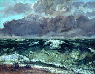 The Wave, 1870, Gustave Courbet, (Image courtesy of Staatliche Museen zu Berlin, Nationalgalerie)