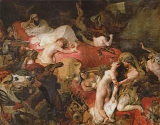 The Death of Sardanapalus, 1827/1844 oil on canvas, Eugene Delacroix, (Image courtesy of the Louvre.)
