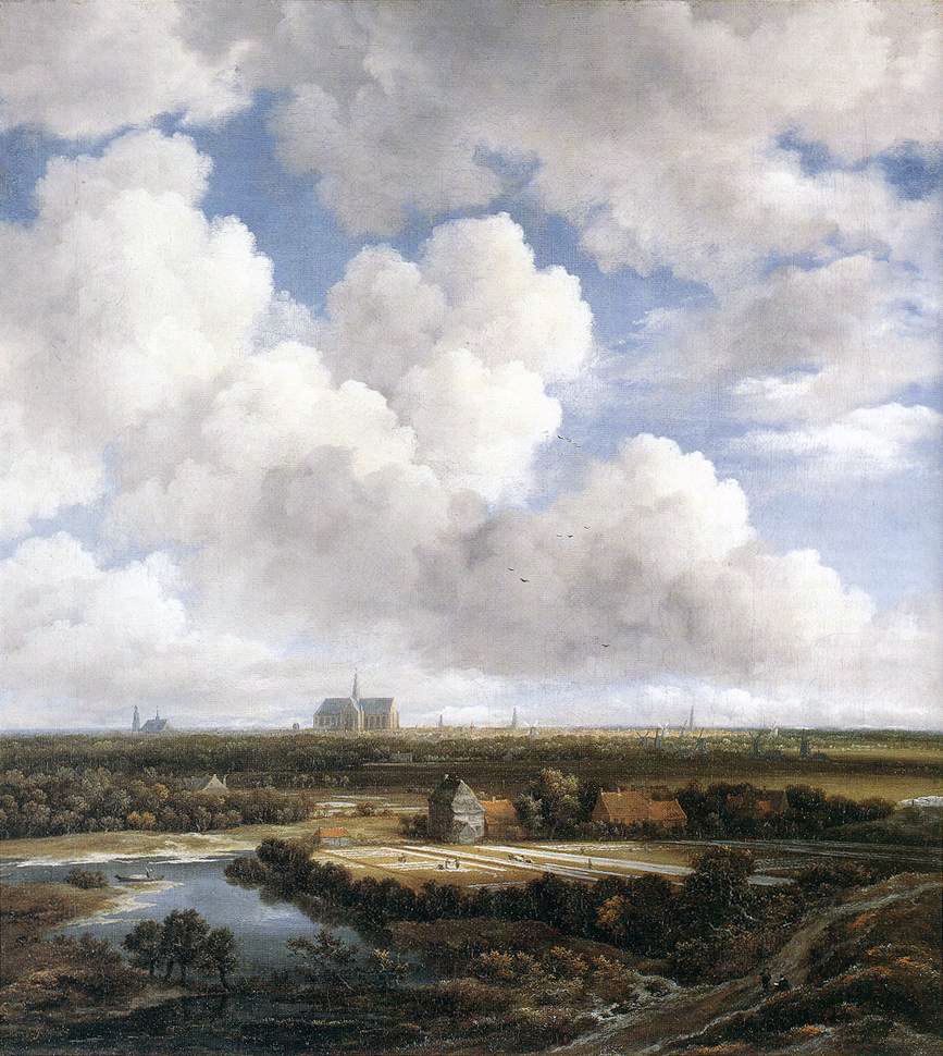  View of Harlem with Bleaching Fields, 1670-75, Jacob van Ruisdael, (Image courtesy of Kunsthaus Zurich)