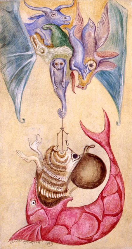 Untitled, 1969, gouache on vellum, Leonora Carrington (Image courtesy of Guggenheim Museum)