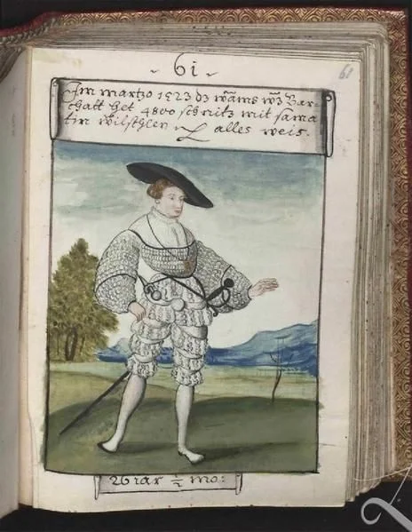 Schwarz, Matthäus, Trachtenbuch des Matthaus Schwarz aus Augsburg,
