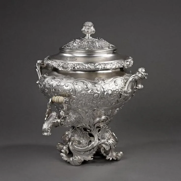 A George IV silver Tea Urn , 1823 , United Kingdom
