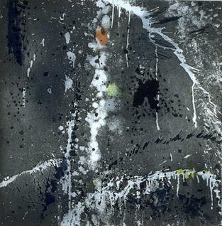 Wind and Water', color soap ground, aquatint with soap ground , aquatint reversal, spit bite aquatint and drypoint, Pat Steir, 1996 (Image courtesy of the artist)