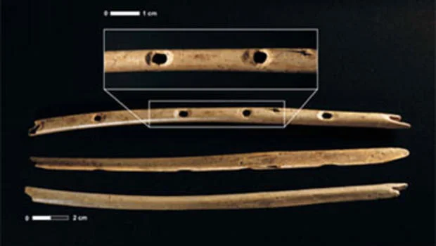 35,000 year old bone flutes from Hohle Fels