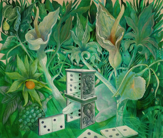 The Persistence of invention, acrylic on canvas, Elle Lanyon (Image courtesy of DePaul Museum and the artist)