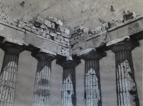 Selinunte I (mixed media, 38×50), Ephraim Rubenstein (Image courtesy of Artists Network)