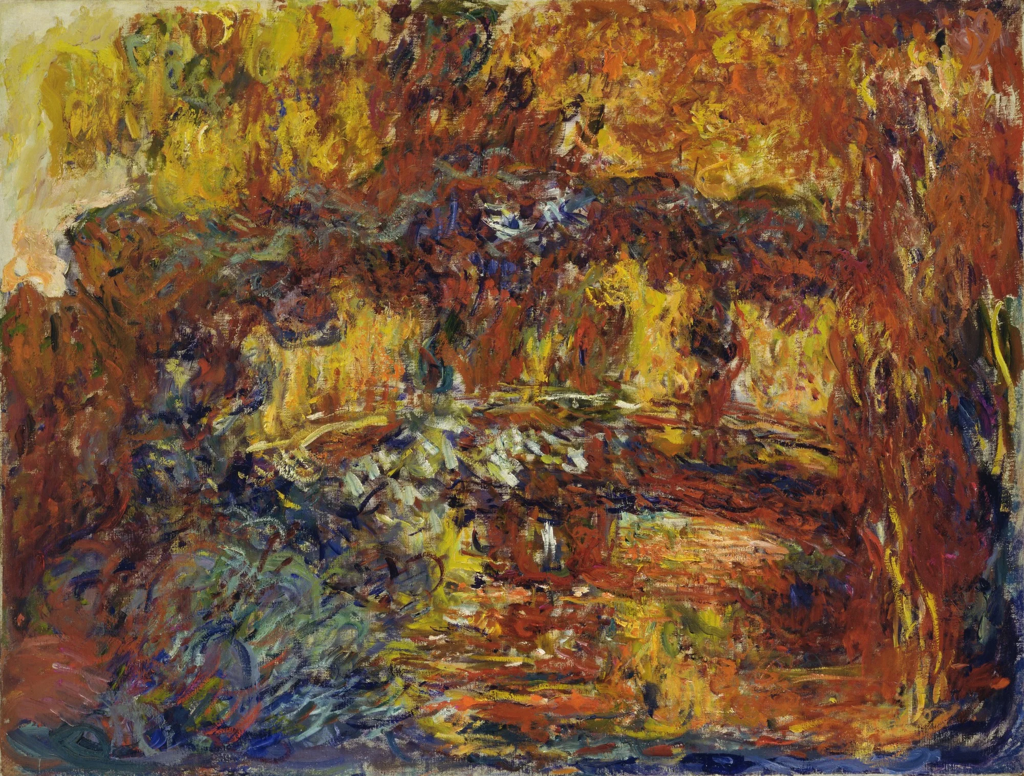 The Japanese Footbridge, 1920-22, Claude Monet (Image courtesy of MOMA, New York)