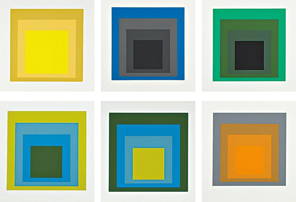Formulation Articulation I & II , 1972, Josef Albers (Image courtesy of Phillips)
