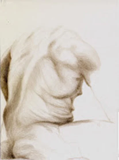 Life study - 45 minutes - Prismacolor.Jeannine Cook artist