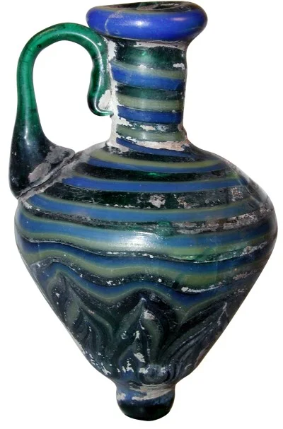 Phoenecian glass vessel