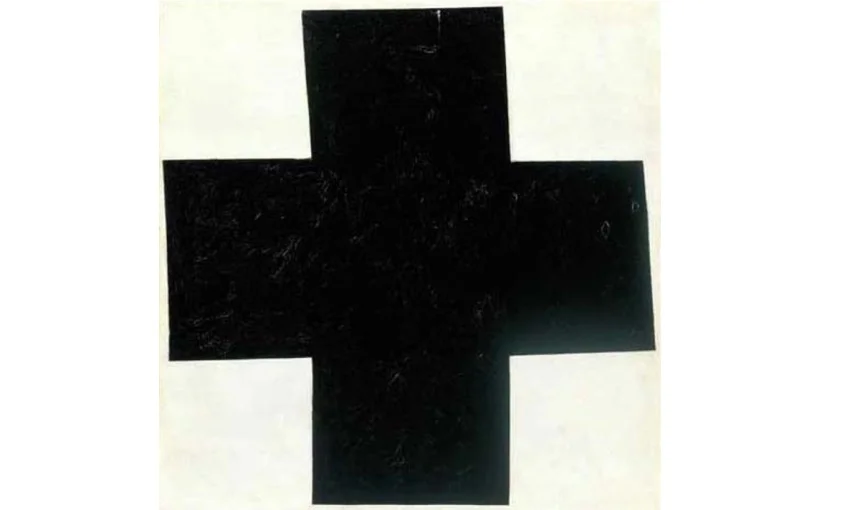 Kazimir Malevich - Black Cross, 1915, Oil on canvas, 80 x 80 cm, Russian State Museum, St. Petersburg, Russia