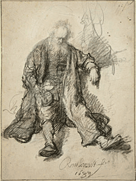 Lot Drunk, Rembrandt, 1632