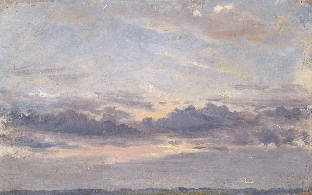 “A Cloud Study," by the 19th-century painter John Constable. Credit Yale Center for British Art, Paul Mellon Collection