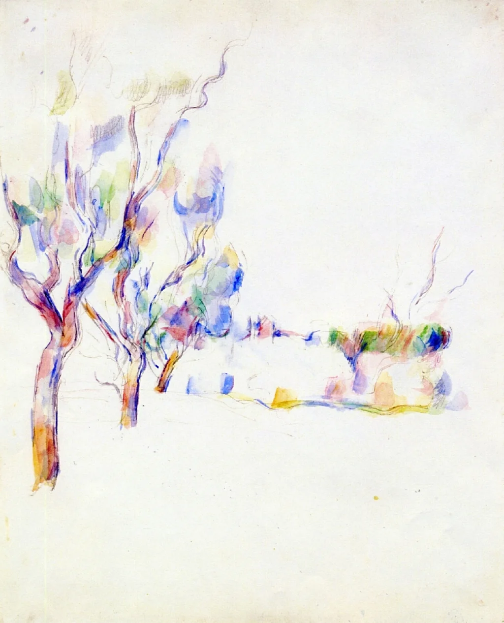 Paul Cézanne (1839-1906), Almond Trees in Provence (1900),