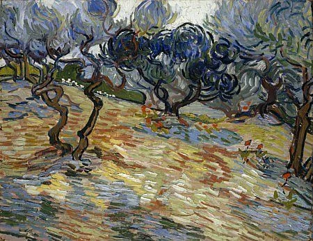  Olive Trees, oil on canvas, Vincent Van Gogh, 1889, (Image courtesy of National Galleries of Scotland)