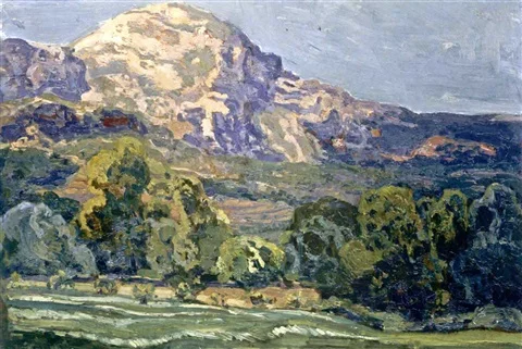 El Puig Tomir, Mallorca (Mount Tomir, Mallorca), Hermenegildo Anglada Camarasa (Image courtesy of ArtNet)