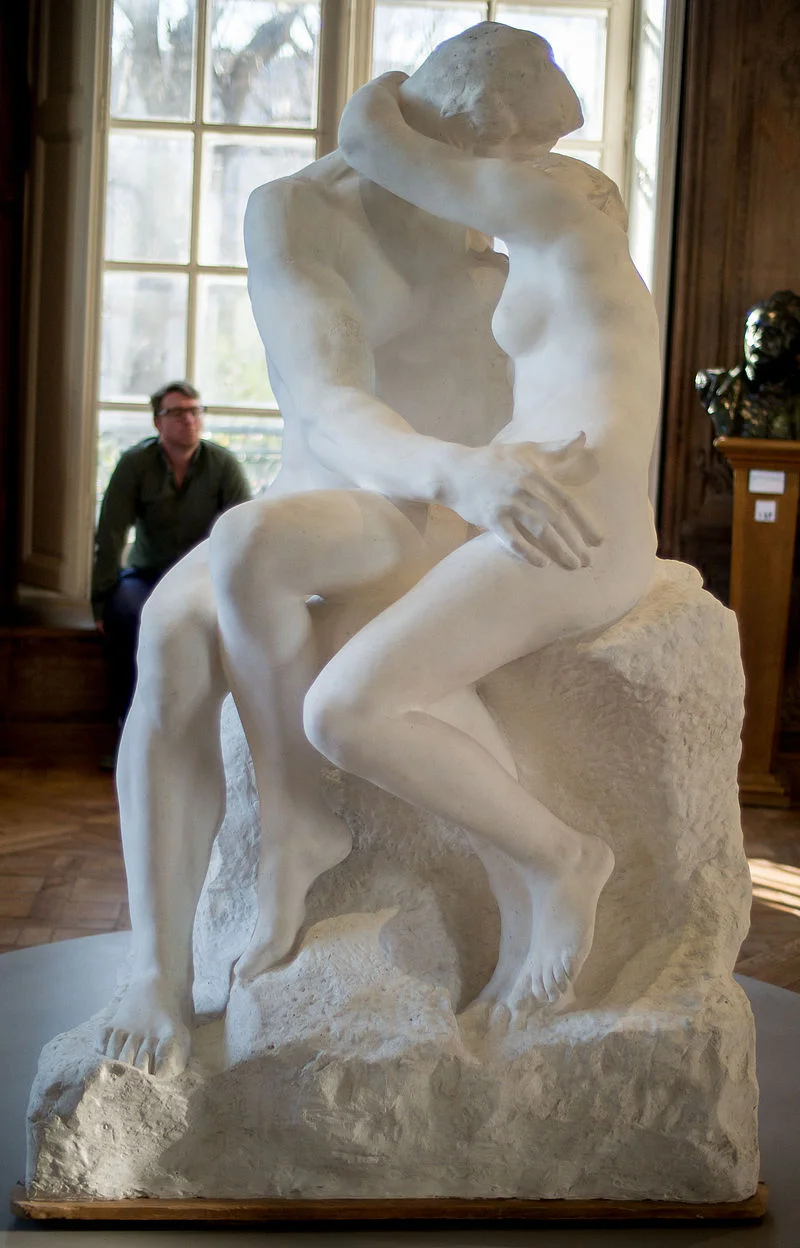 Le Baiser, marble, 1889, Auguste Rodin (Image courtesy of the Musée Rodin, Paris)