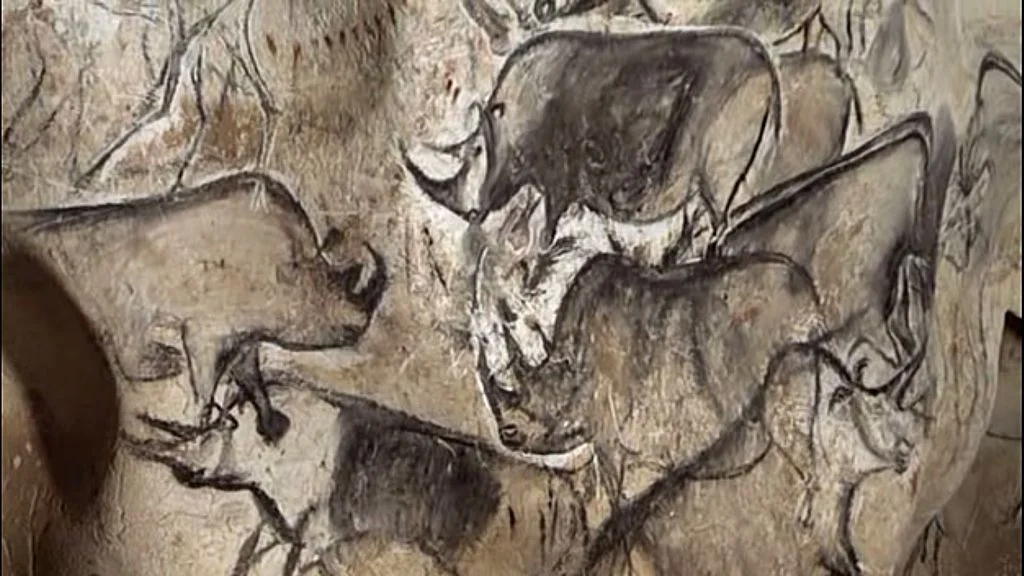 A Group of Rhinos, Grotte Chauvet, France
