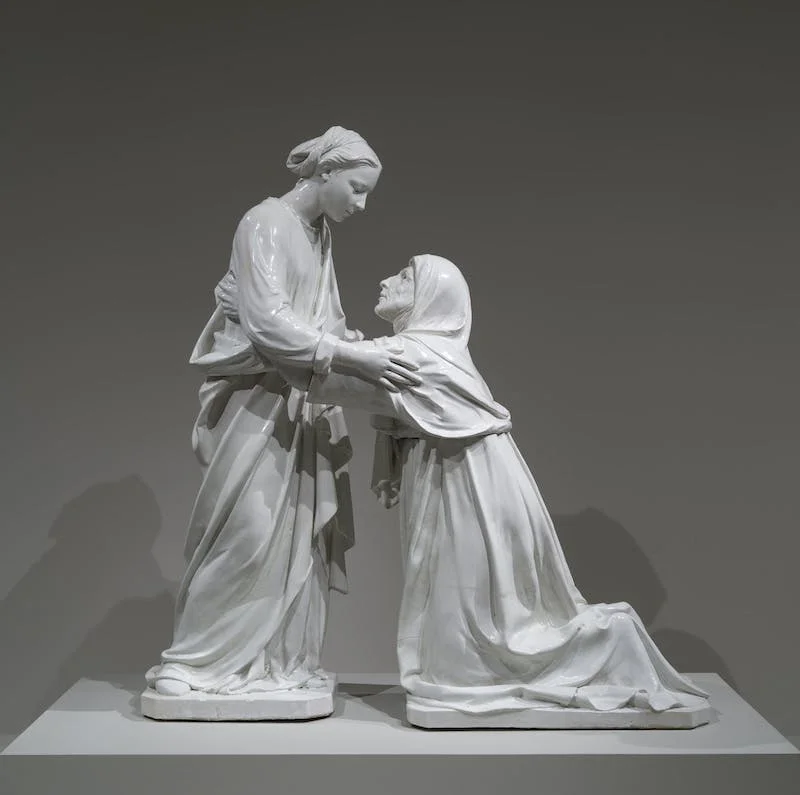 The Visitation ( c . 1445), Luca della Robbia. (Image courtesy of Museum of Fine Arts, Boston)