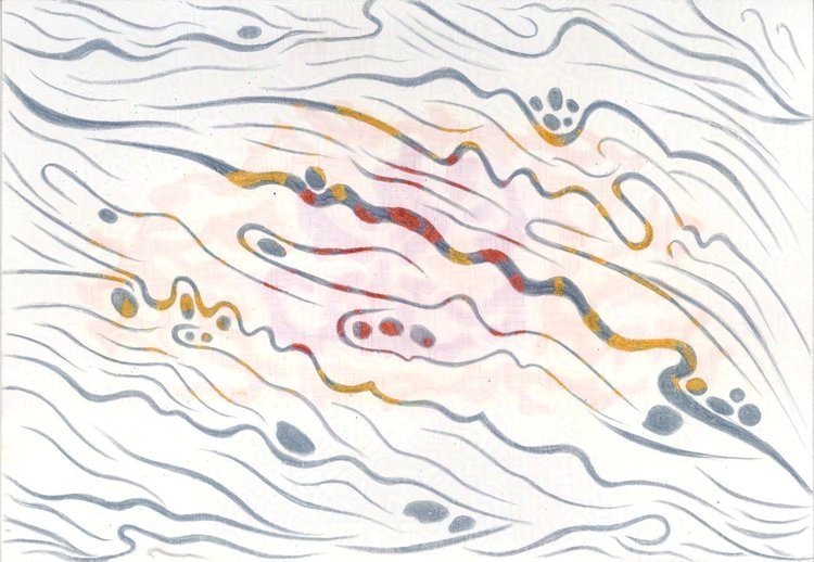 Flowing over Time Past I  (Fossils, Joya) 