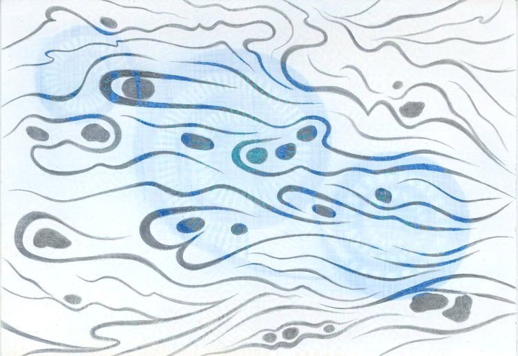 Flowing over Time Past II  (Fossils, Joya) 