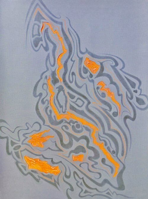 Cork Oak Contours (Black Vulture)