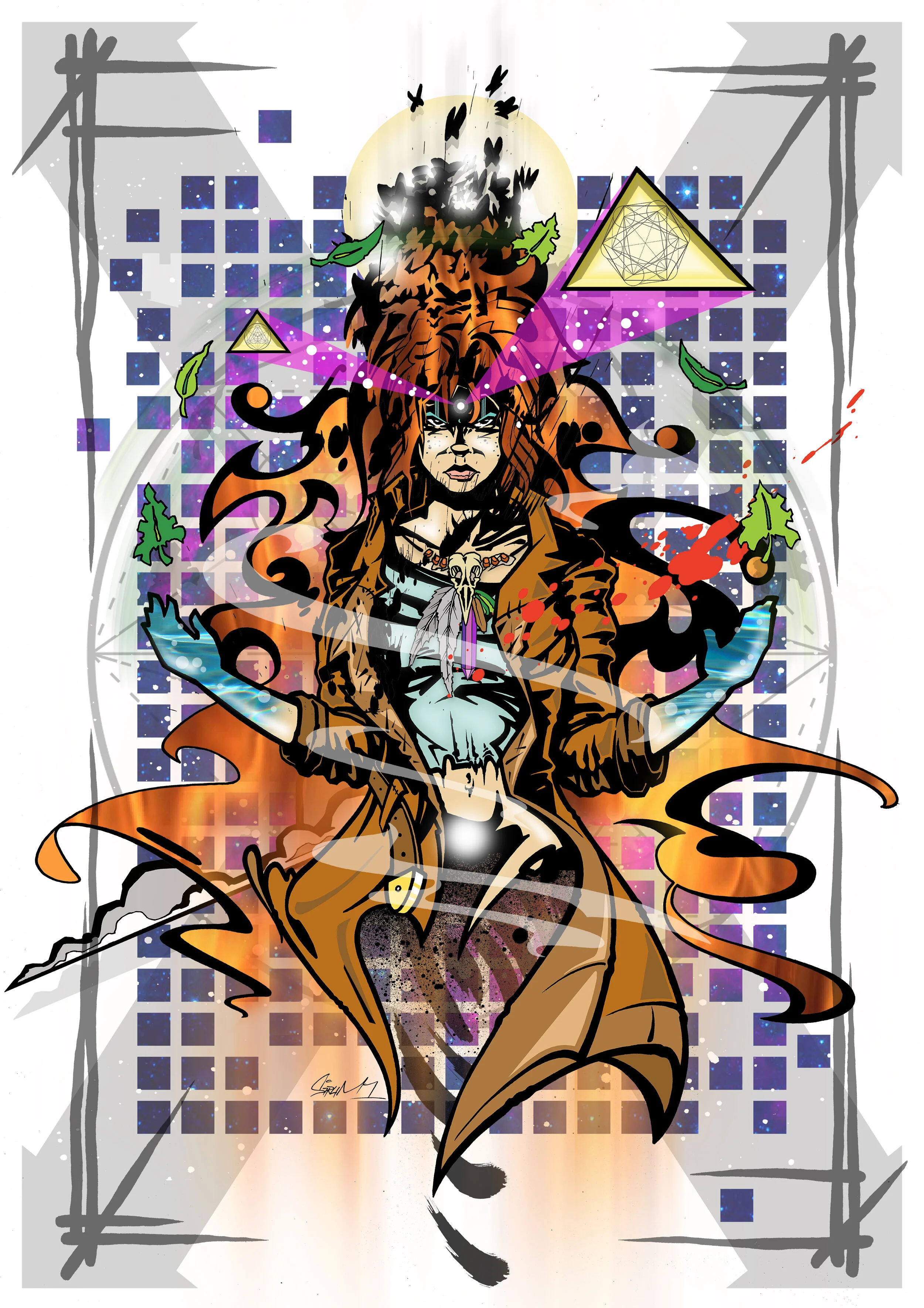 Daughter of the Wild 2020 - WIRES fundraiser print / A2 PRINT / Reworked 2nd edition / Archival paper / Limited run of 100 prints