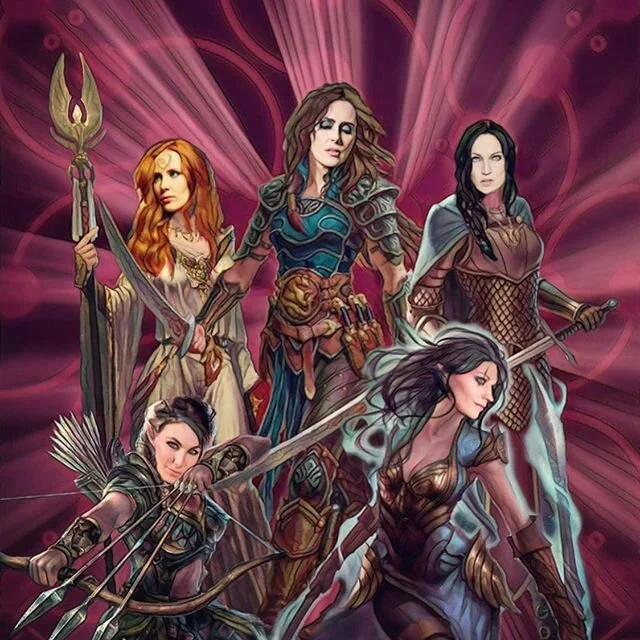 There are so many amazing ladies out there. Which one is your favorite? And nope, you can&rsquo;t say Sharon 😎. #WomanCrushWednesday! 
Amazing artwork by @wtmay