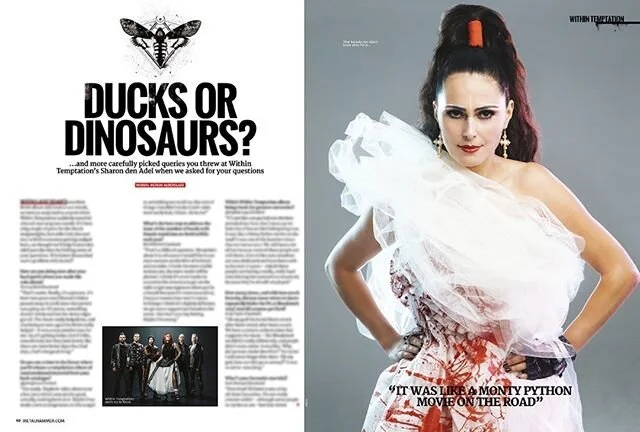 Get the latest @metalhammeruk for a fun feature with Sharon ;-)! Ducks or dinosaurs? Hmm.........!