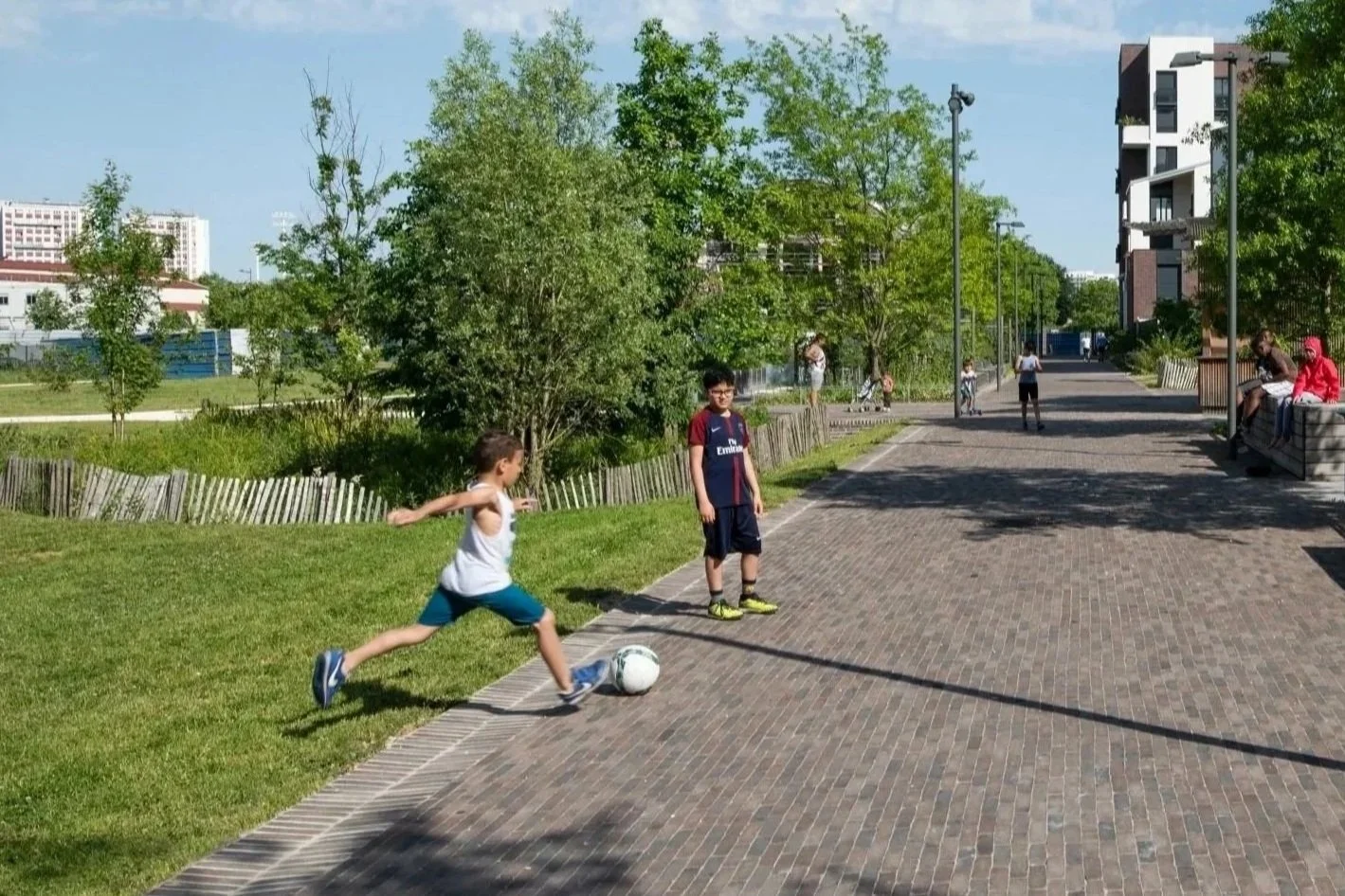 Parc de la DS sur le site PSA-Asnières