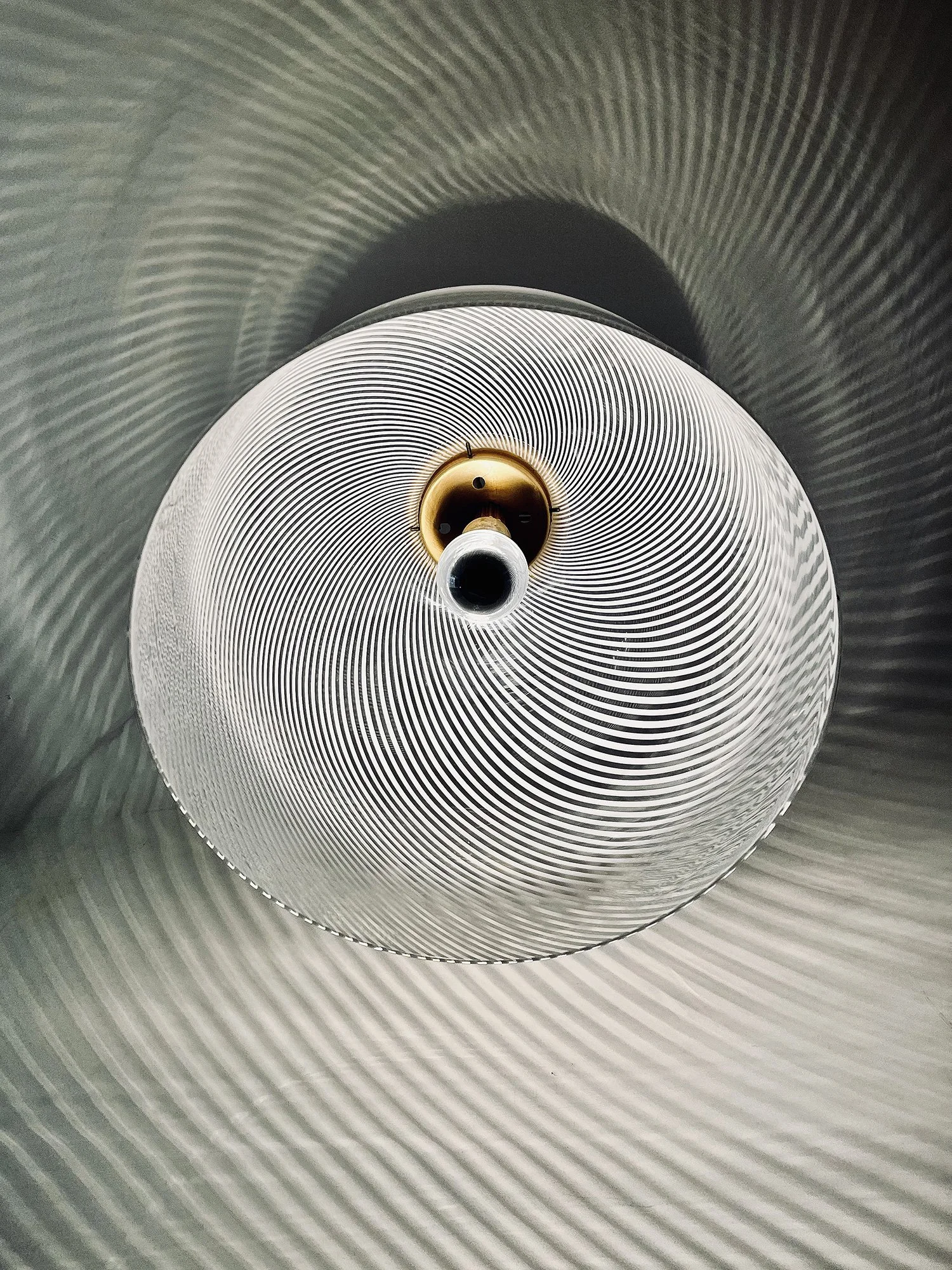 Murano Glass Lamp, Venini Lamp, Carlo Scarpa, swirl glass, tessuto glass