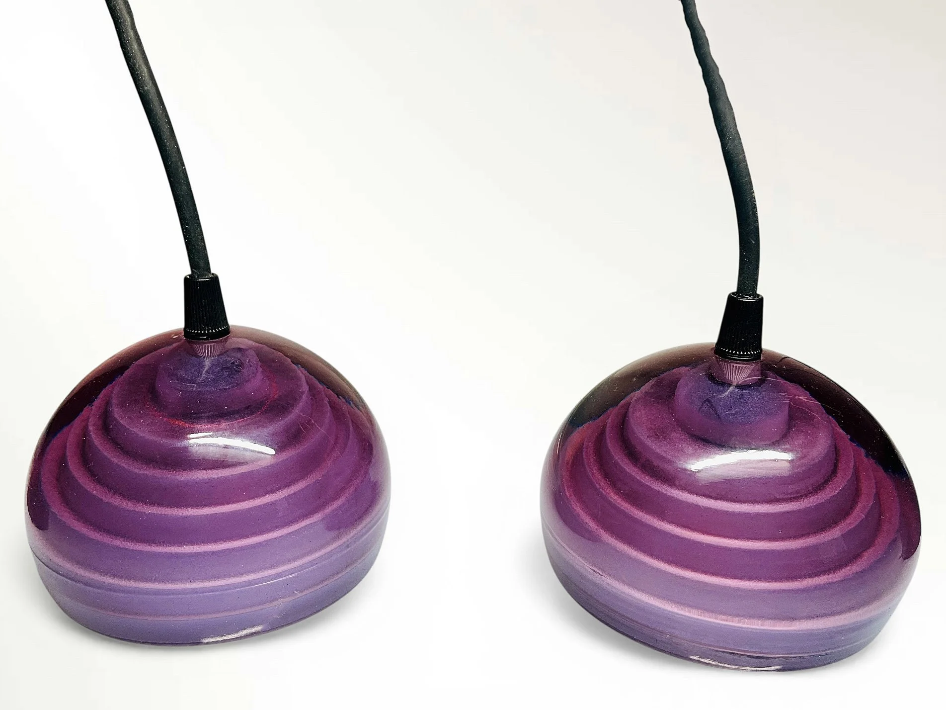 Carlo Nason, AV Mazzega, Murano glass lamps