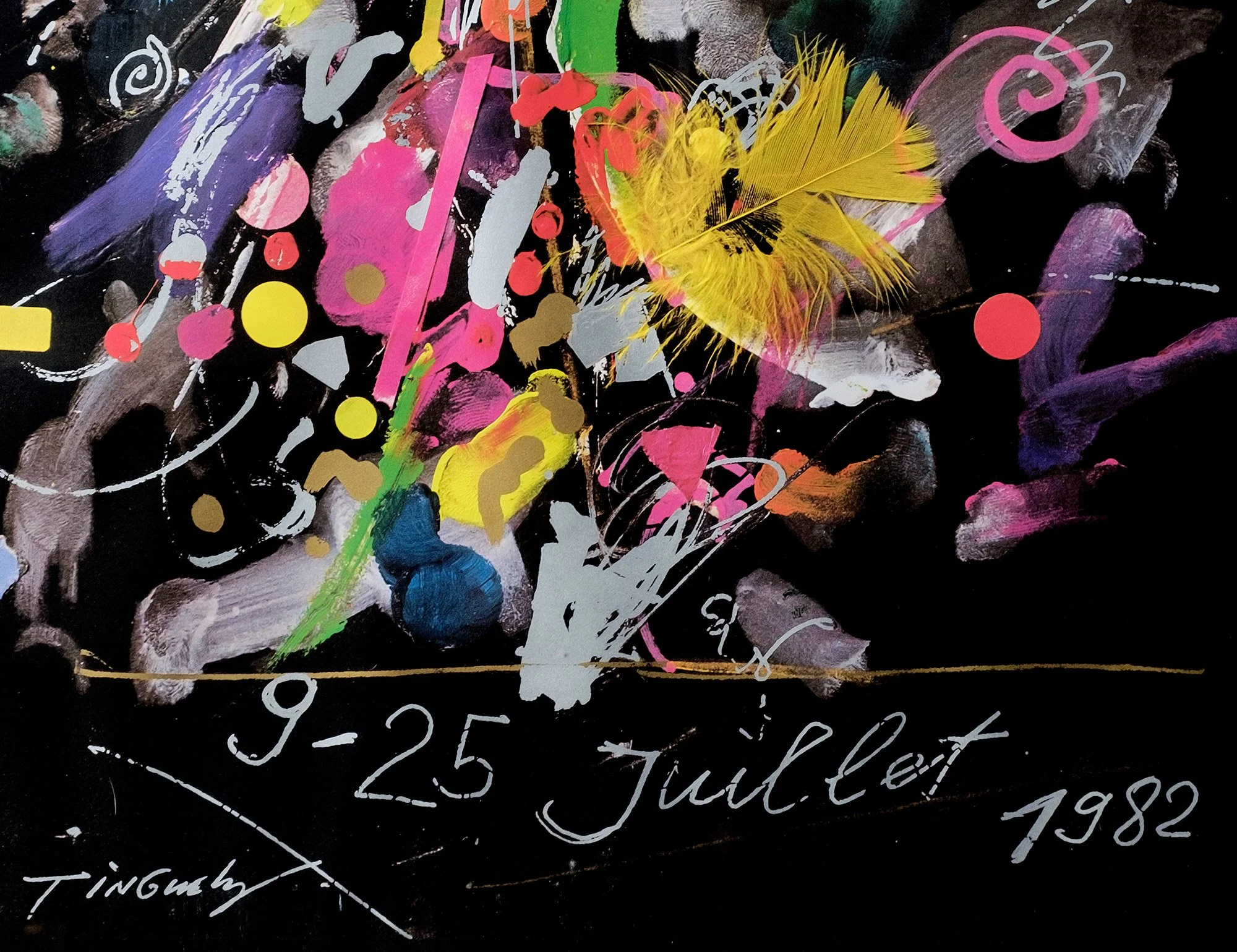 Jean Tinguely, Montreux Jazz Festival 1982, Silkscreen