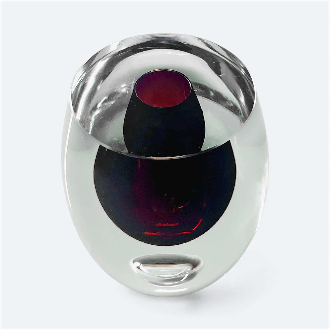 Stunning Czech art glass vase, Jeronim Tišljar, Beránek