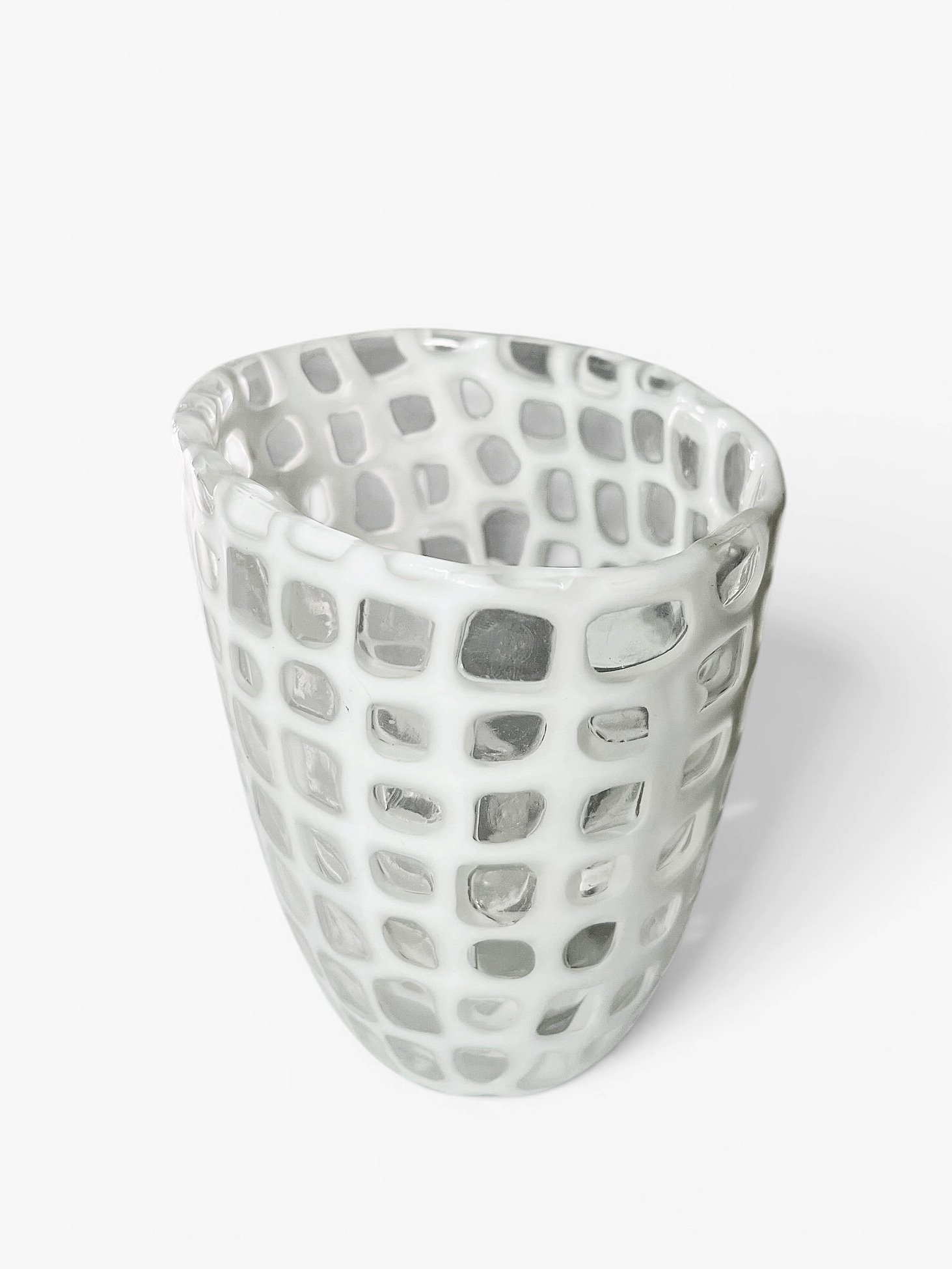 Tobia Scarpa, Venini, Occhi, Murrine Glass, Murano Glass, lattimo glass