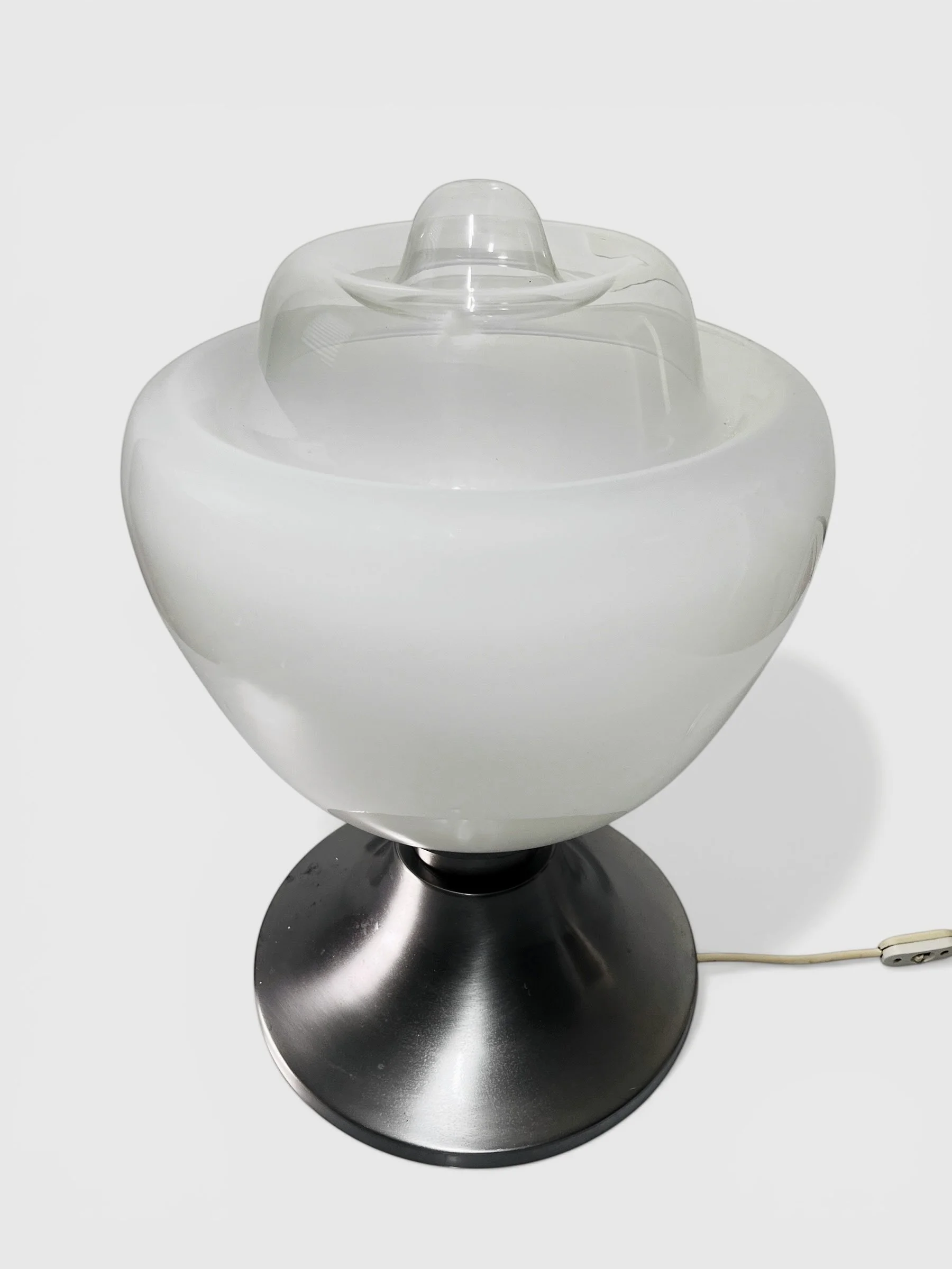 Murano Glass Lamp, Carlo Nason, Mazzega