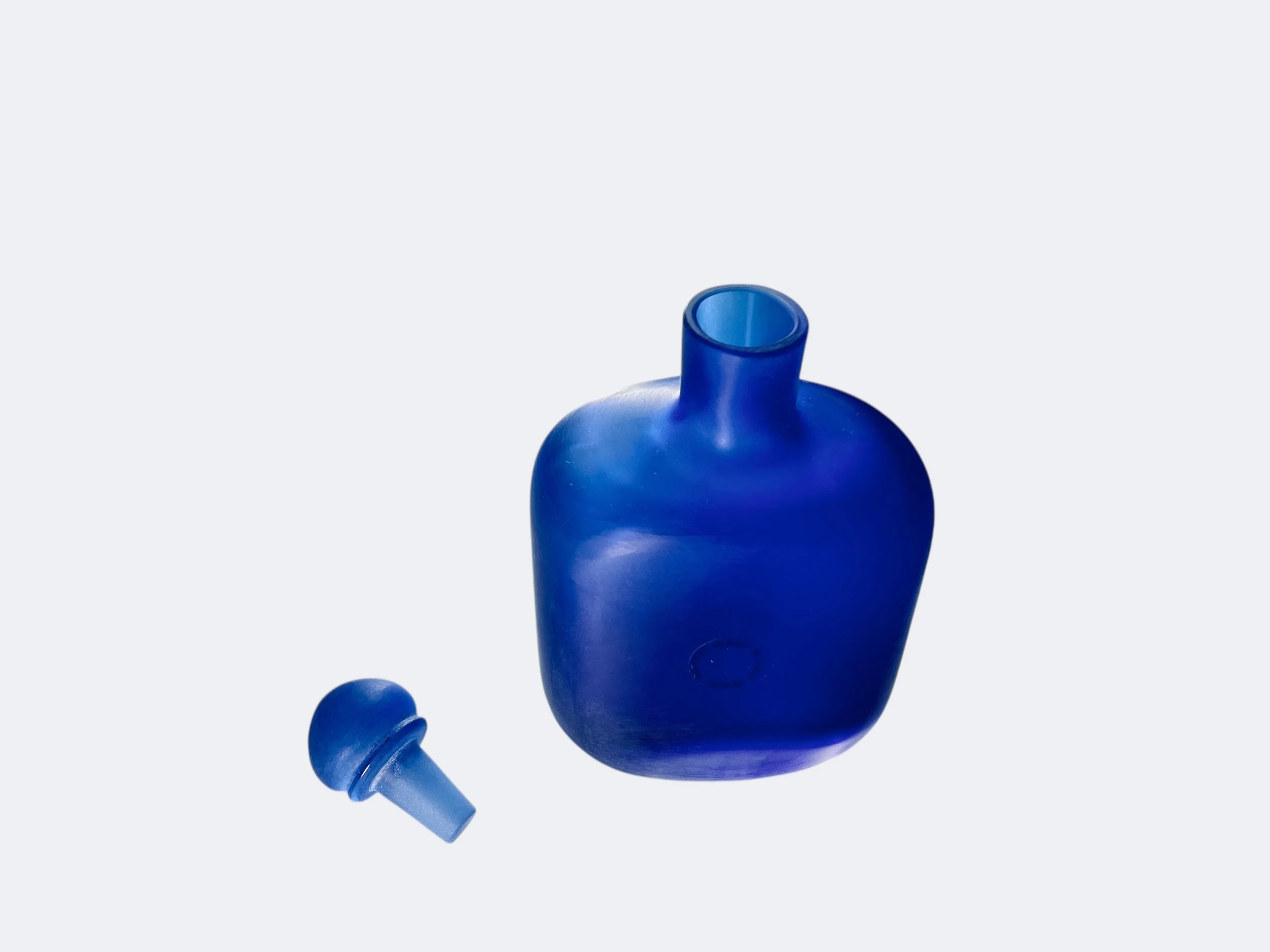 Paolo Venini, Venini, Italy, Murano Glass, Velati bottle, flacon velati