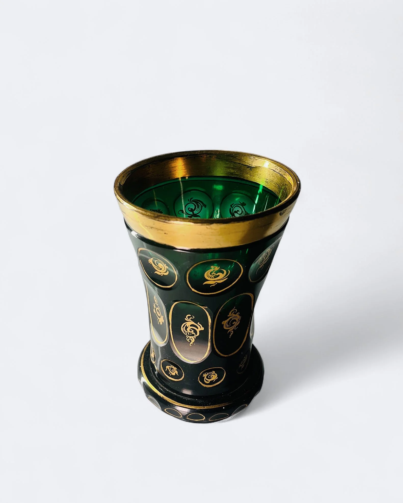 Bohemian Lithyalin Glass vase, 19th century