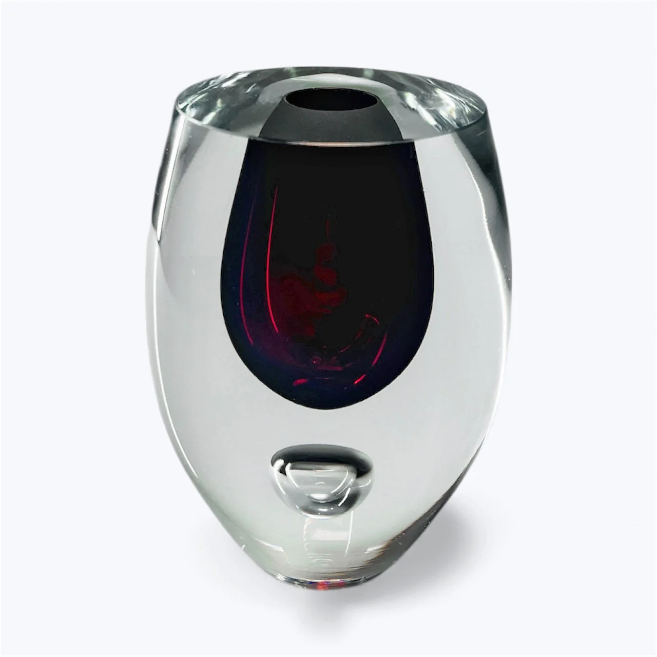 Stunning Czech art glass vase, Jeronim Tišljar, Beránek