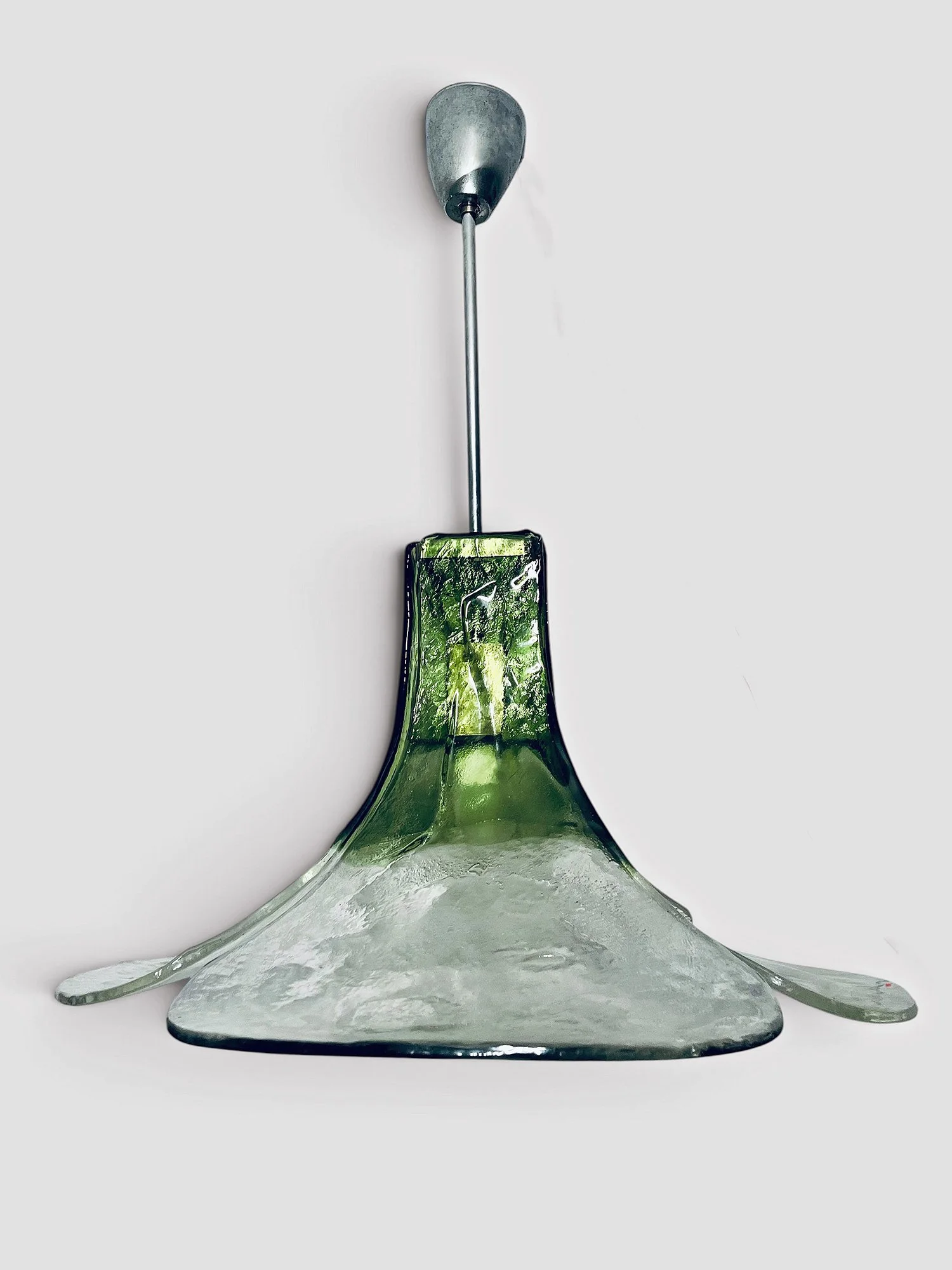 Murano Glass Lamp, Carlo Nason, Mazzega, lucky clover lamp murano,
