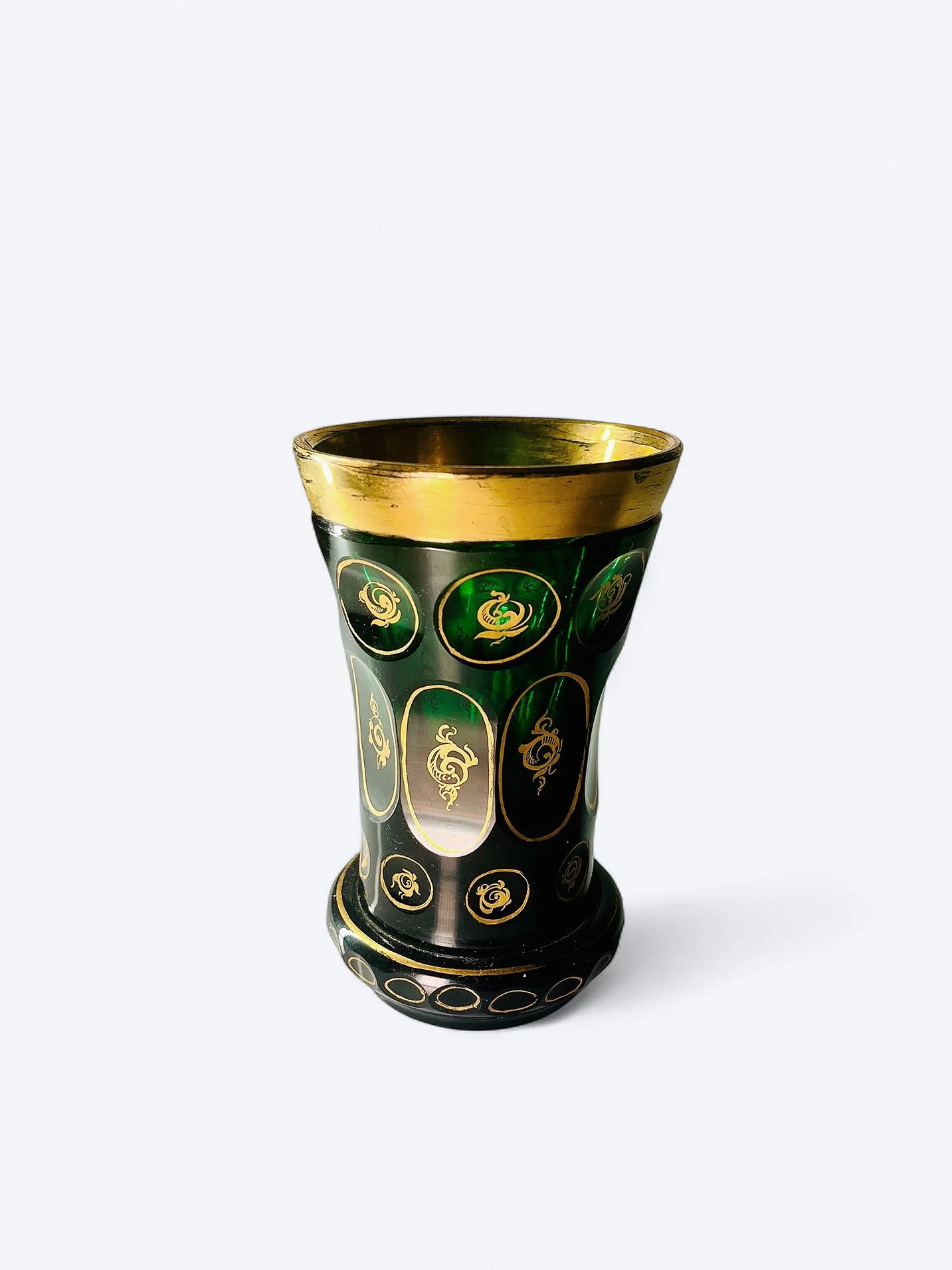 Bohemian Lithyalin Glass vase, 19th century