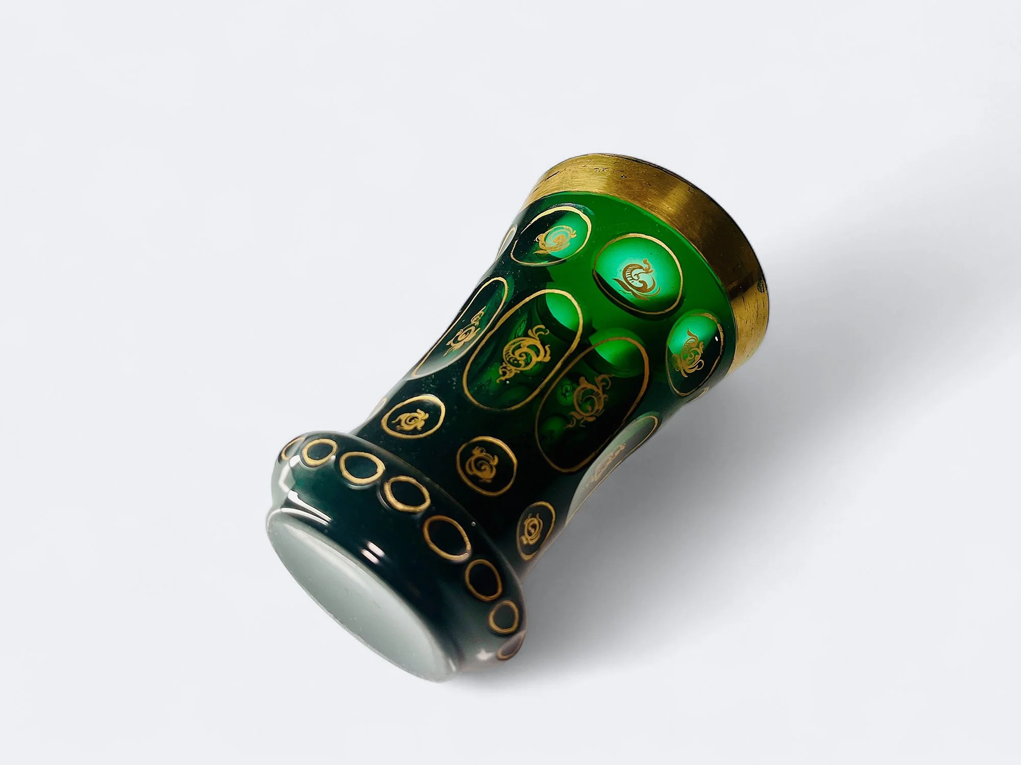 Bohemian Lithyalin Glass vase, 19th century